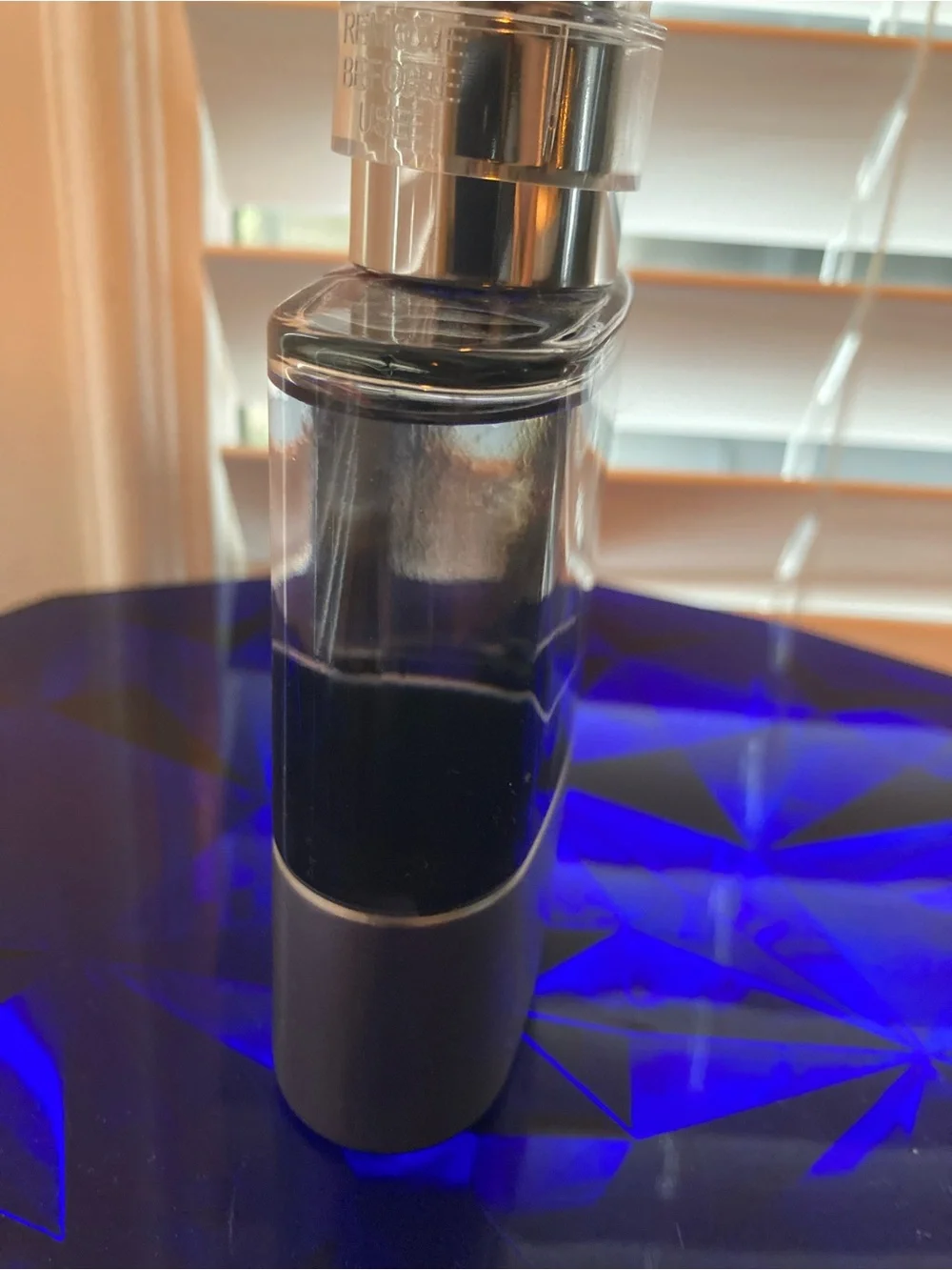 Prada Linea Rossa Luna Rossa Men - Clear Glass Red and Silver (sprayed 3 times) - Picture 2 of 4